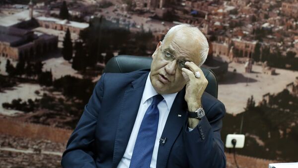 Saeb Erekat, secretario general de la OLP - Sputnik Mundo