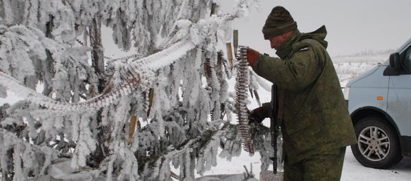 El árbol de Navidad en Donbás (Archivo) - Sputnik Mundo