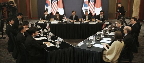 La reunión tripartita entre diplomáticos de EEUU, Japón y Corea del Sur en Seúl - Sputnik Mundo