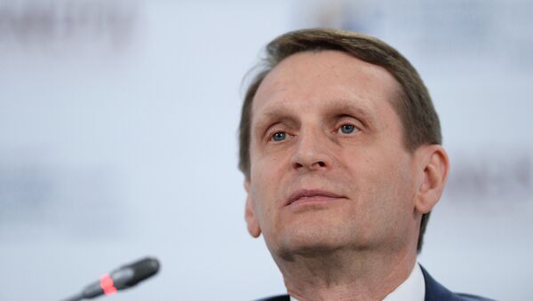 Serguéi Narishkin, presidente de la Duma de Estado - Sputnik Mundo