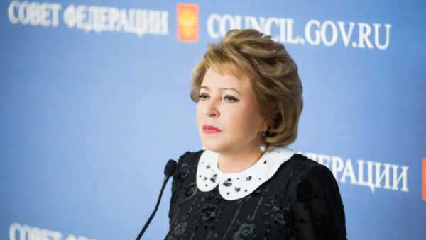 Valentina Matvienko, presidenta del Senado de Rusia - Sputnik Mundo