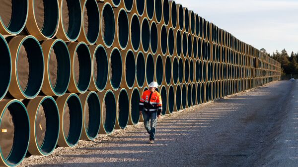 Tuberías para el gasoducto Nord Stream - Sputnik Mundo