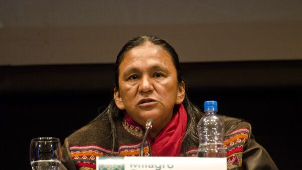 Milagro Sala - Sputnik Mundo