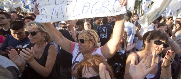 Protesta por el arresto de Milagro Sala (archivo) - Sputnik Mundo