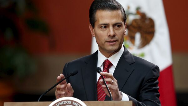 Enrique Peña Nieto, presidente de México (archivo) - Sputnik Mundo