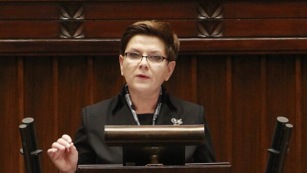 Beata Szydlo, primer ministra de Polonia - Sputnik Mundo