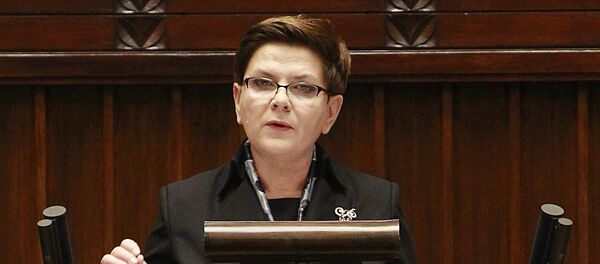 Beata Szydlo, primer ministra de Polonia - Sputnik Mundo