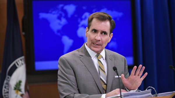 John Kirby, portavoz del Departamento de Estado - Sputnik Mundo