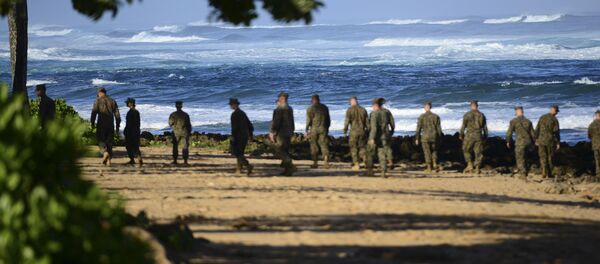 Marines estadounidenses en Hawái - Sputnik Mundo