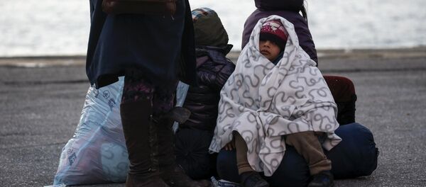 Refugiados en Grecia - Sputnik Mundo