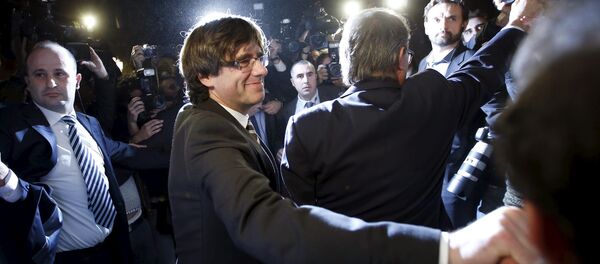 Carles Puigdemont, presidente de Cataluña - Sputnik Mundo