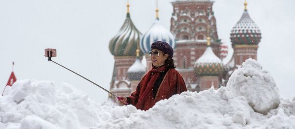 Una turista en Moscú - Sputnik Mundo
