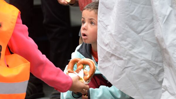 Un niño refugiado - Sputnik Mundo