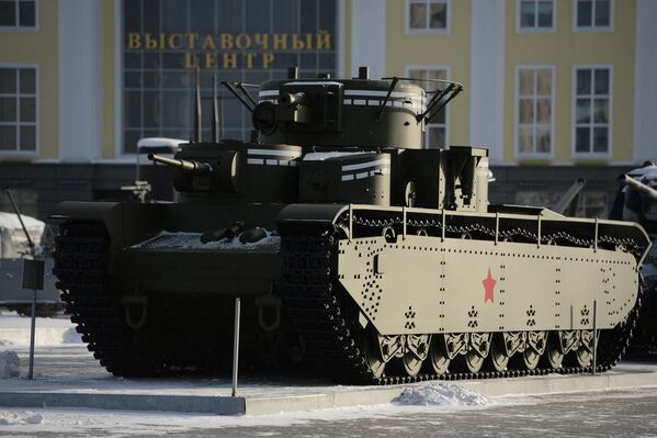 Leyenda recuperada: T-35, un tanque soviético sin análogos. - Sputnik Mundo