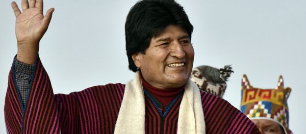 Evo Morales, presidente de Bolivia Evo Morales, presidente de Bolivia - Sputnik Mundo