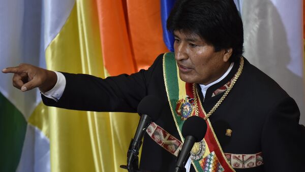 Evo Morales, presidente de Bolivia - Sputnik Mundo