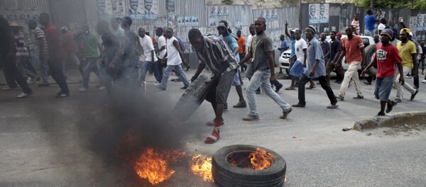 Protestas en Haití - Sputnik Mundo