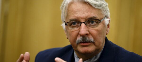 Witold Waszczykowski, ministro de Exteriores de Polonia - Sputnik Mundo