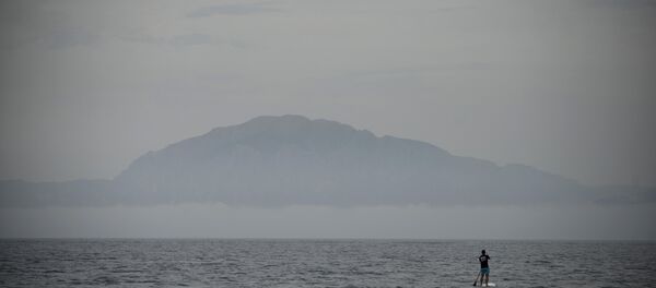 El estrecho de Gibraltar en el Mar de Alborán El estrecho de Gibraltar en el Mar de Alborán - Sputnik Mundo