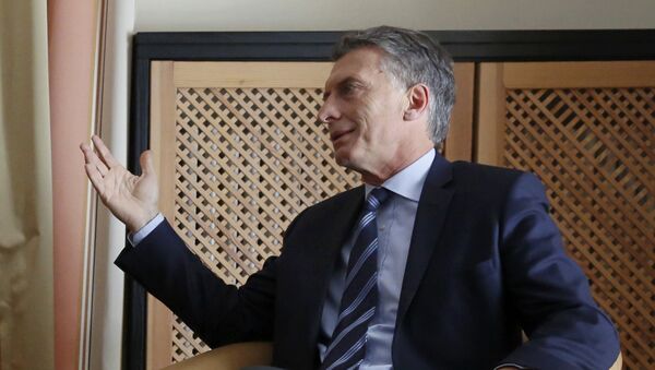 Mauricio Macri, presidente de Argentina - Sputnik Mundo