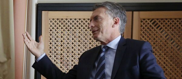Mauricio Macri, presidente de Argentina - Sputnik Mundo