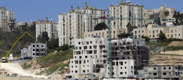 Construcción de viviendas en colonias judías (archivo) - Sputnik Mundo