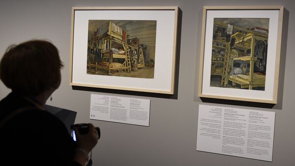 Una exposición de pinturas dedicada a Holocausto en Berlín - Sputnik Mundo