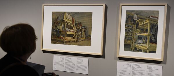 Una exposición de pinturas dedicada a Holocausto en Berlín - Sputnik Mundo