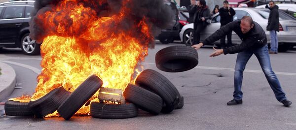 Huelga de taxistas en París - Sputnik Mundo