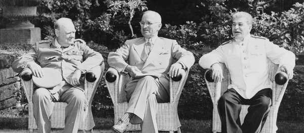 Churchill, Truman y Stalin en Potsdam, 1945 - Sputnik Mundo