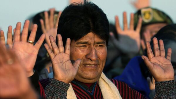 Evo Morales, presidente de Bolivia - Sputnik Mundo