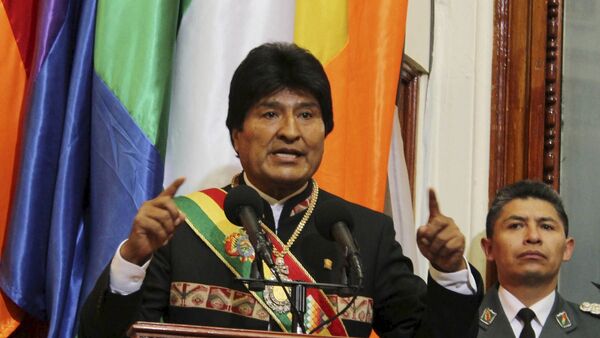 Evo Morales, presidente de Bolivia - Sputnik Mundo