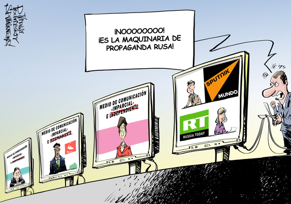 ¡No a la propaganda rusa! - Sputnik Mundo