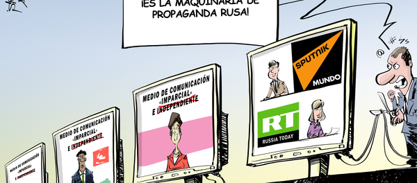 ¡No a la propaganda rusa! - Sputnik Mundo