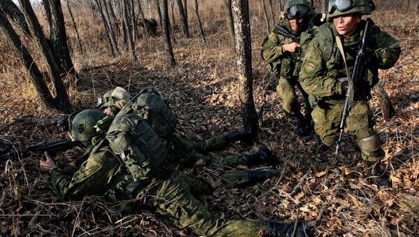 Las maniobras antiterroristas del Ejército ruso (archivo) - Sputnik Mundo