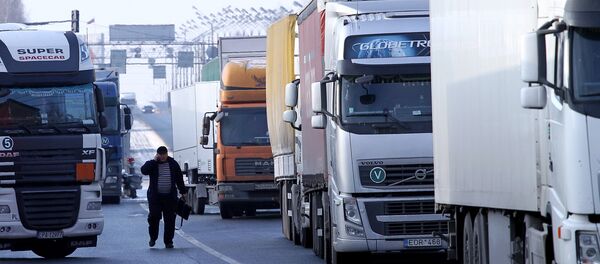 Los camiones (Archivo) - Sputnik Mundo