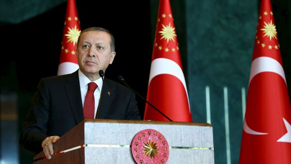 Recep Tayyip Erdogan, presidente de Turquía - Sputnik Mundo