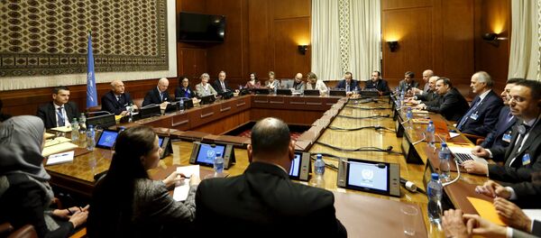 Consultas sobre Siria en Ginebra, Suiza (archivo) Consultas sobre Siria en Ginebra, Suiza (archivo) - Sputnik Mundo