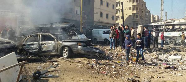 Consecuencias del atentado en Damasco Consecuencias del atentado en Damasco - Sputnik Mundo