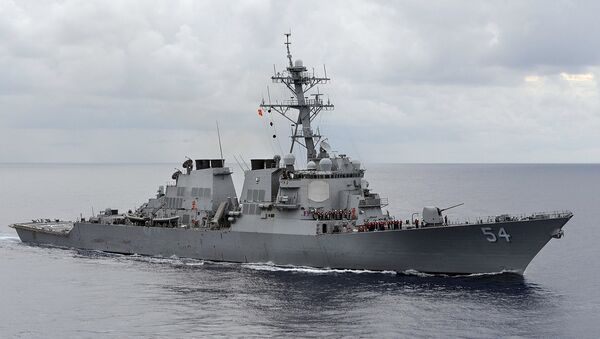 Buque estadounidense USS Curtis Wilbur - Sputnik Mundo