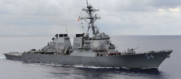 Buque estadounidense USS Curtis Wilbur - Sputnik Mundo