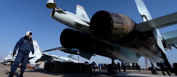 Caza ruso Su-35s de la generación 4++ - Sputnik Mundo