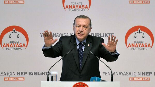 Recep Tayyip Erdogan, presidente de Turquía - Sputnik Mundo