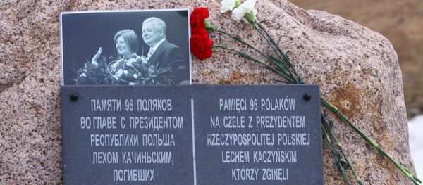 El lugar del siniestro del Tu-154M del presidente polaco Lech Kaczynski El lugar del siniestro del Tu-154M del presidente polaco Lech Kaczynski - Sputnik Mundo