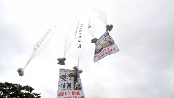 Globos como un medio de propaganda usado por dos Coreas - Sputnik Mundo