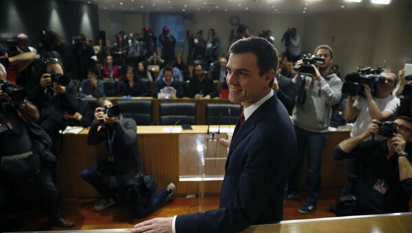 Pedro Sánchez, secretario general del PSOE - Sputnik Mundo