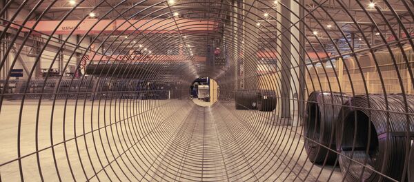 Producción de tuberías para el gasoducto Nord Stream - Sputnik Mundo