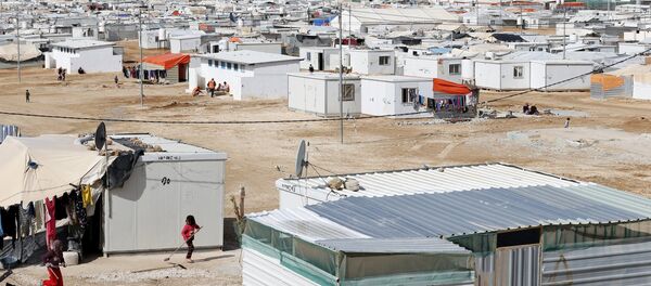 Campo de refugiados Al Zaatari en Jordania - Sputnik Mundo