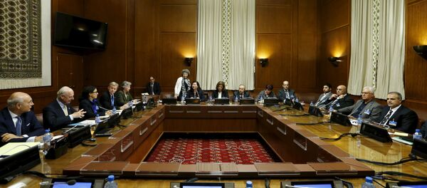 Consultas intersirias en Ginebra, Suiza (archivo) - Sputnik Mundo