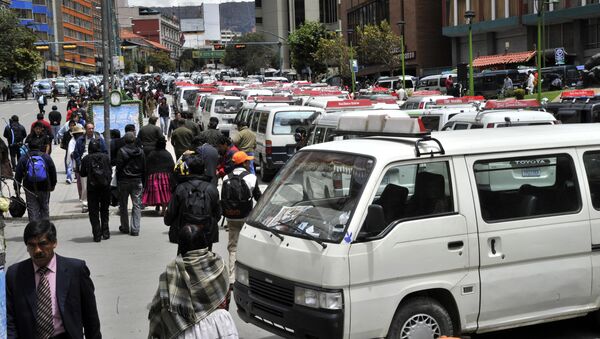 Transporte pesado bloquea carreteras, Bolivia - Sputnik Mundo